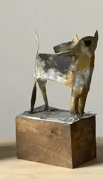 Hondje, olie/zink 2009