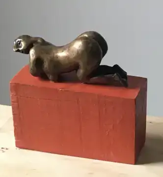 Liggende vrouw 2, brons 2005