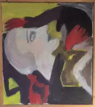 Vrouw met rode handschoen, 2003